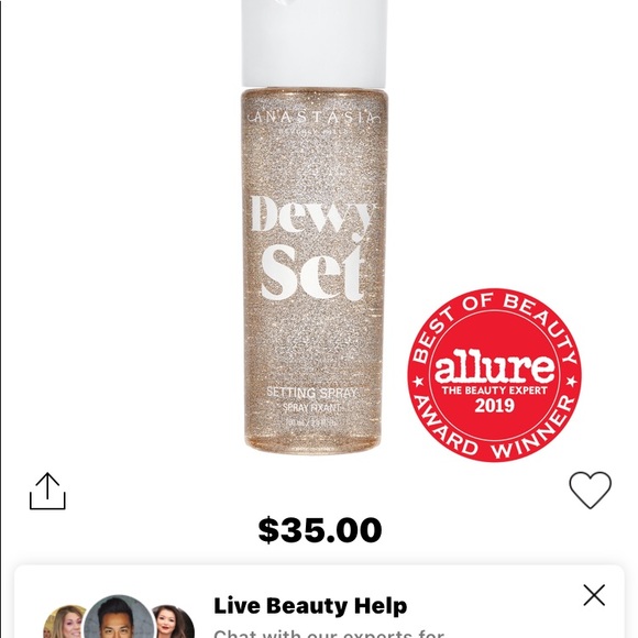 Anastasia Beverly Hills Other - BWT Anastasia Beverly Hills Dewy Set Setting Spray